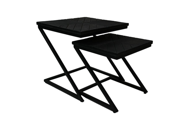 Side table Boaz Black | 60 cm