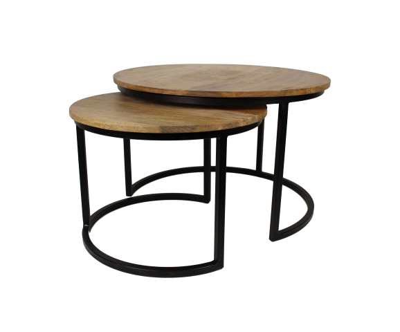 Side table Boaz Black | 60 cm