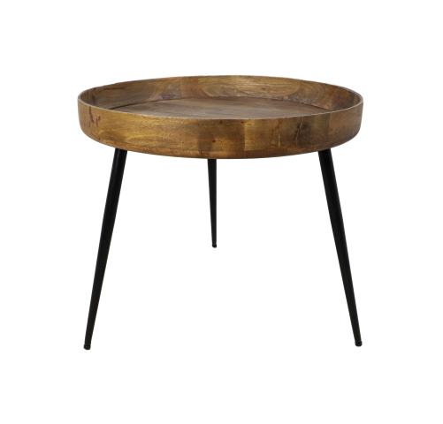 Side table Boaz Black | 60 cm