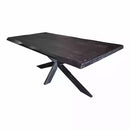 Tree trunk table Boston Black | 300 cm