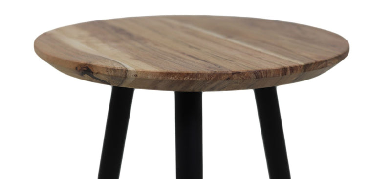 Side table Boaz Black | 60 cm