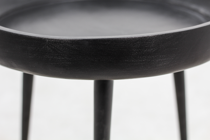 Side table Boaz Black | 60 cm