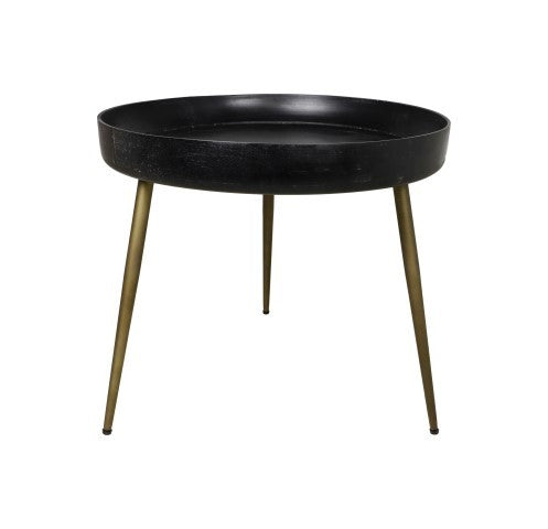 Side table Boaz Black | 60 cm