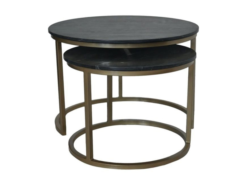 Side table Boaz Black | 60 cm