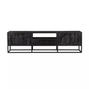 TV cabinet Denver Black | 180 cm
