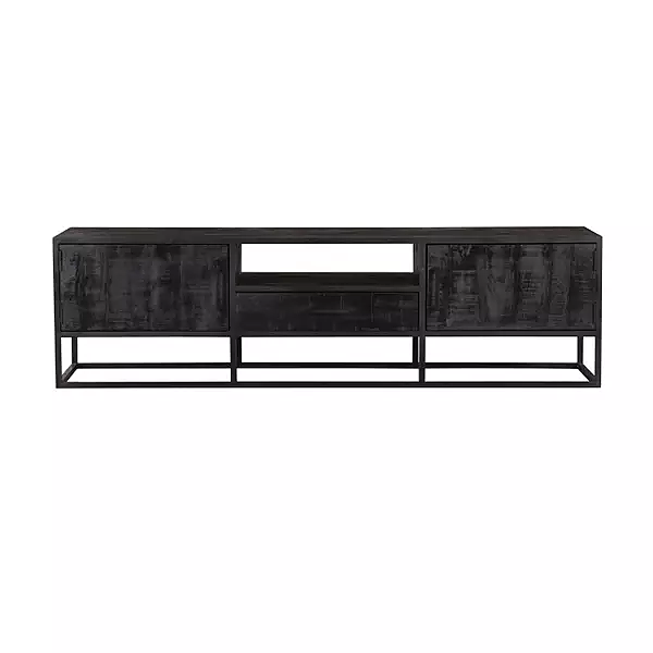 TV cabinet Denver Black | 180 cm