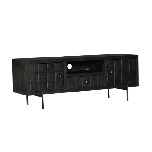 TV cabinet Brandy Black | 180 cm