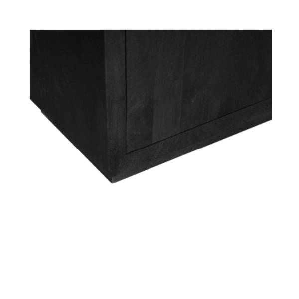 Brussels Black XL Shelving Unit | 160 cm