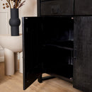 Display cabinet Boaz Black | 115 cm