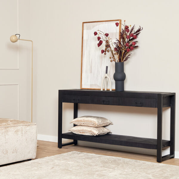 Side table Boaz Black | 150 cm