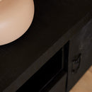 TV-Schrank Boaz Schwarz mit Türen und Schubladen | 200 cm