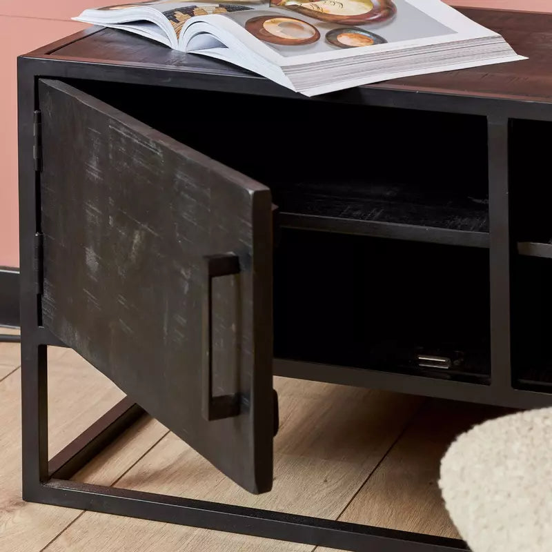 TV cabinet Denver Black | 100 cm