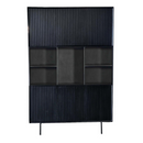 Madison XL Black Shelving Unit | 135 cm