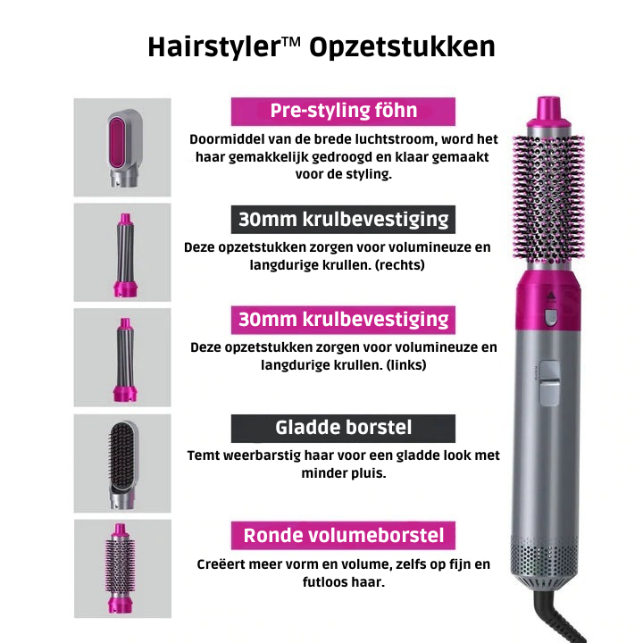 44, Duurdere - Hairstyler™ |  5 in 1 Haarstyler - Veelado